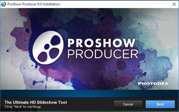 Cài đặt ProShow Producer 9