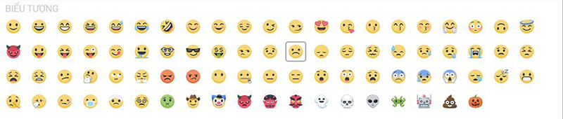 Icon Facebook mặt cười