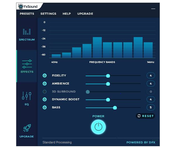 Cách sử dụng DFX Audio Enhancer