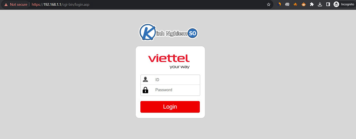 Cách đổi mật khẩu WiFi Viettel