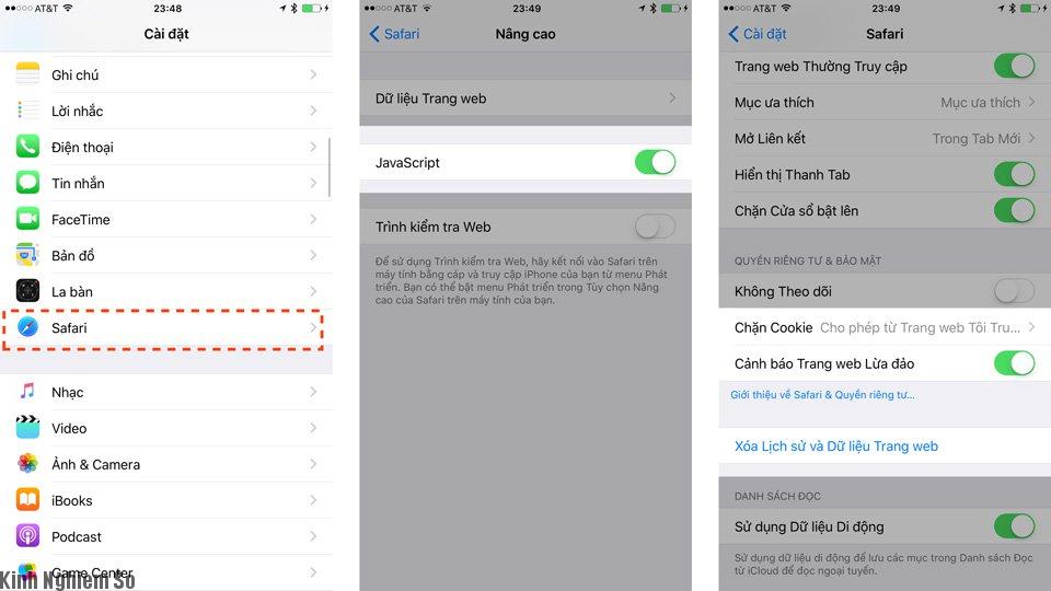 Khắc phục lỗi Safari trên iPhone, iPad hiệu quả xoá Cookie khac-phuc-loi-safari-tren-iphone-ipad-hieu-qua-xoa-cookie