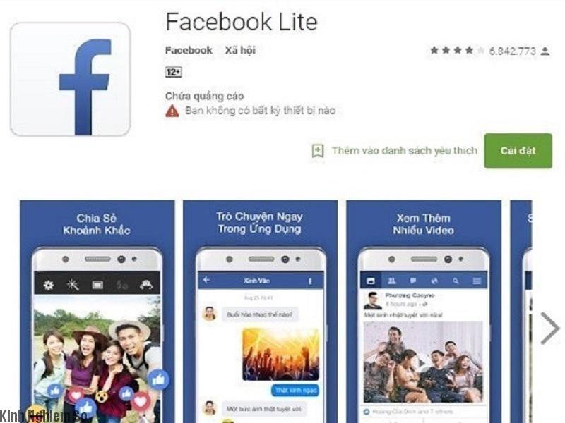 Tải ứng dụng facebook lite giúp máy hoạt động ổn đinh, mượt hơn