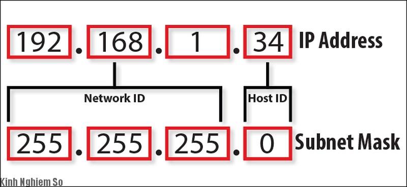 Địa chỉ ip cấu thành từ 2 phần Địa chỉ ip cấu thành từ 2 phần