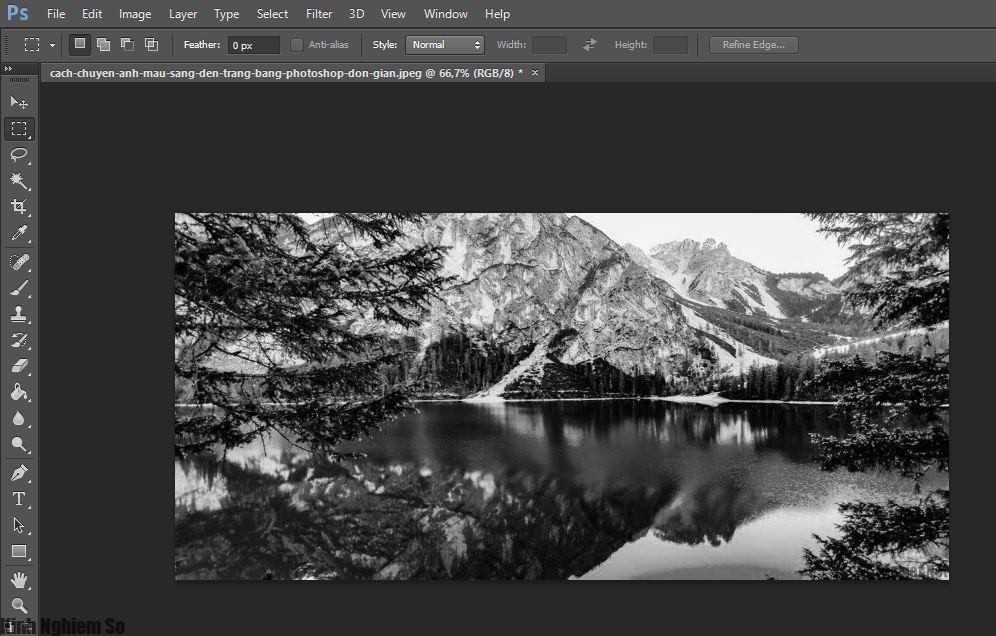 Cách Chuyển Ảnh Màu Sang Đen Trắng Bằng Photoshop Đơn Giản