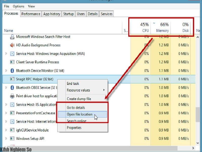 Khắc phục lỗi CPU quá tải, CPU chạy 100% cho máy tính, Laptop hình 2 Khắc phục lỗi CPU quá tải, CPU chạy 100% cho máy tính, Laptop hình 2