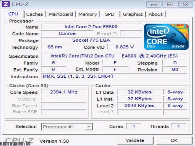 Tải phần mềm CPU Z Portable kiểm tra toàn bộ thông tin phần cứng hình 1 Tải CPU Z Portable