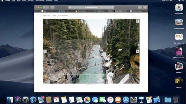 Cách chụp màn hình Macbook, chụp ảnh Desktop Mac OS X hình 3 cach chup anh man hinh macbook