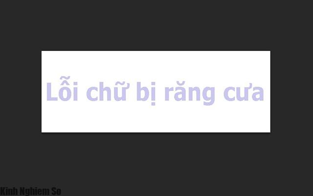 Cách sửa lỗi Chữ bị răng cưa trong Photoshop hình 1 lỗi chữ bị răng cưa trong photoshop