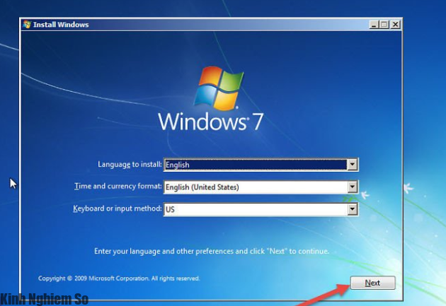Cài đặt Windows 7 Cài đặt Windows 7