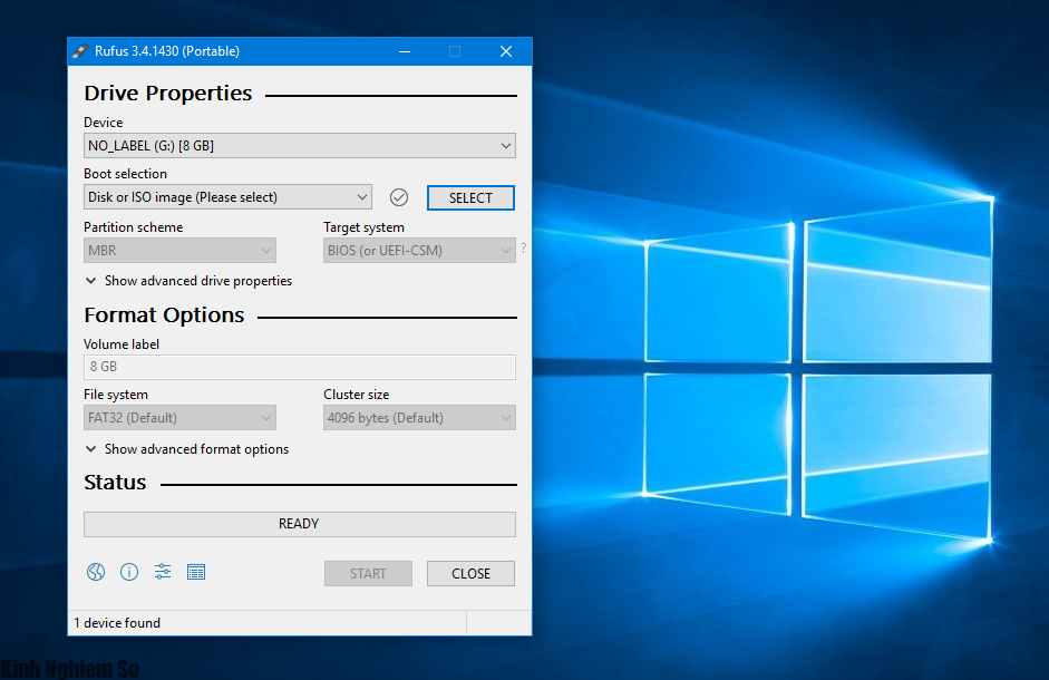 Tạo USB cài Win 7 bằng Rufus Tạo USB cài Win 7 bằng Rufus