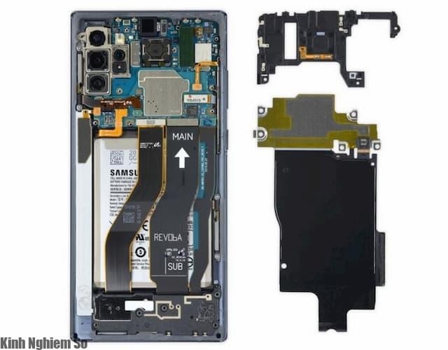 Cận cảnh nội thất bên trong Galaxy Note 10+ 5G