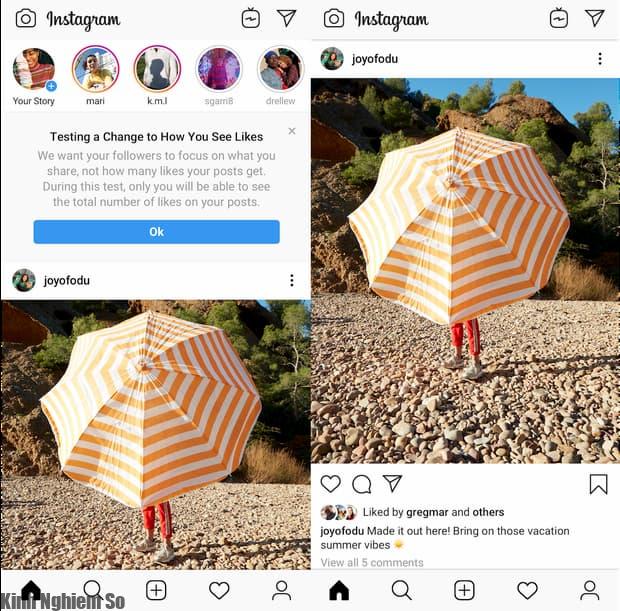 Instagram bỏ đếm like Instagram bỏ đếm like