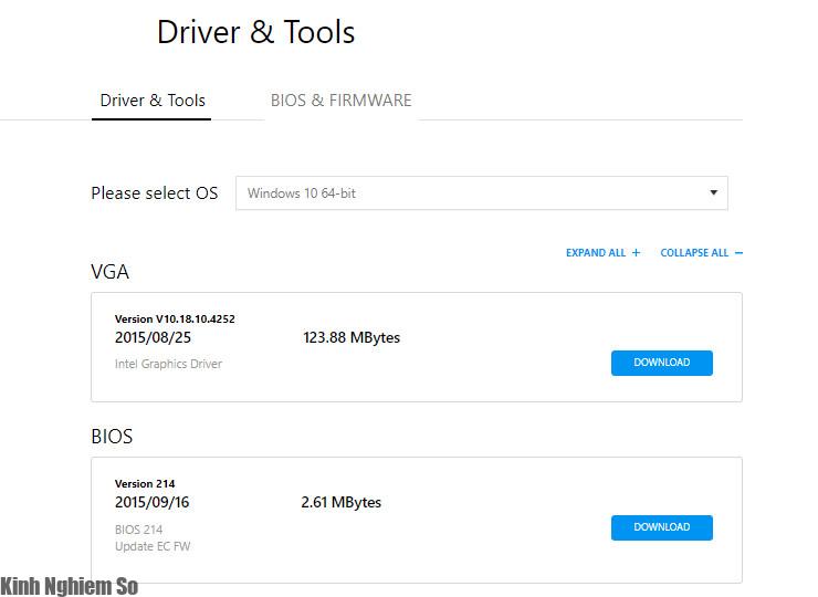 Cách tải Driver cho Laptop Asus hình 2 Cài Driver cho Laptop Asus
