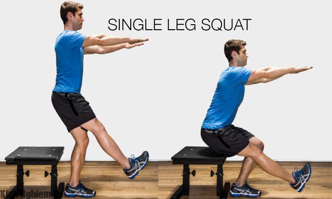 Bài tập Single Leg Squat Bài tập giúp tăng thể lực