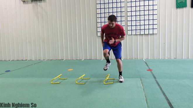 Bài tập Lateral Hurdle Sprints Cách tập luyện để tăng thể lực trong bóng đá