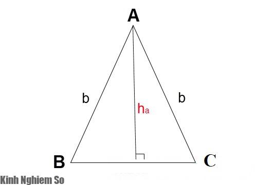 Công thức tính diện tích tam giác cân Công thức tính diện tích tam giác cân