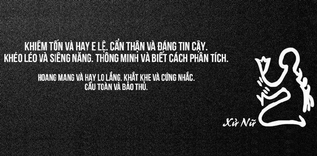 Tính cách cung Xử Nữ