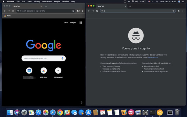 Dark Mode Chrome