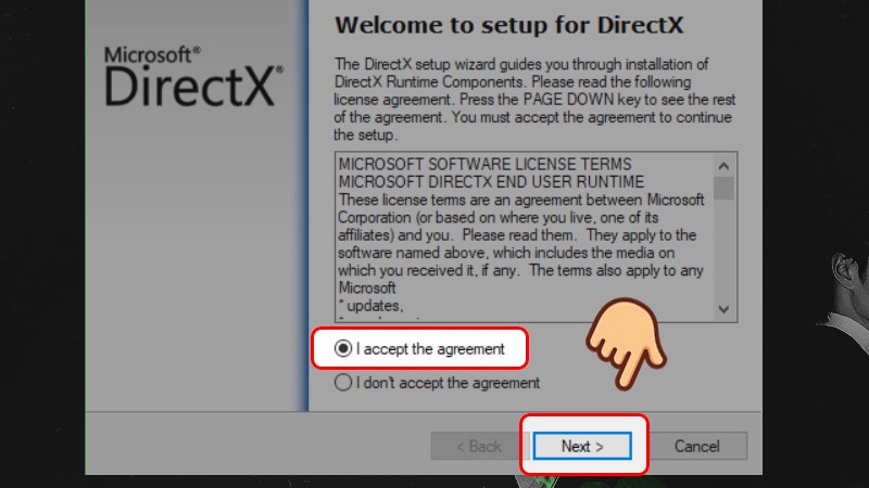 Cài đặt DirectX trên máy tính