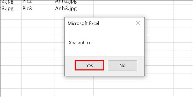 Cách chèn hình ảnh vào Excel