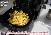 Cách làm mít sấy bằng nồi chiên không dầu cực kỳ giòn ngon Cách làm mít sấy bằng nồi chiên không dầu