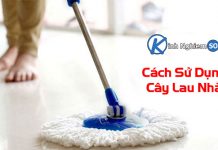 Cách sử dụng cây lau nhà 360 độ tự vắt một cách bền bỉ Cách sử dụng cây lau nhà