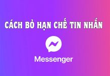 Cách bỏ hạn chế tin nhắn trên Messenger nhanh và dễ nhất Cách bỏ hạn chế tin nhắn trên Messenger