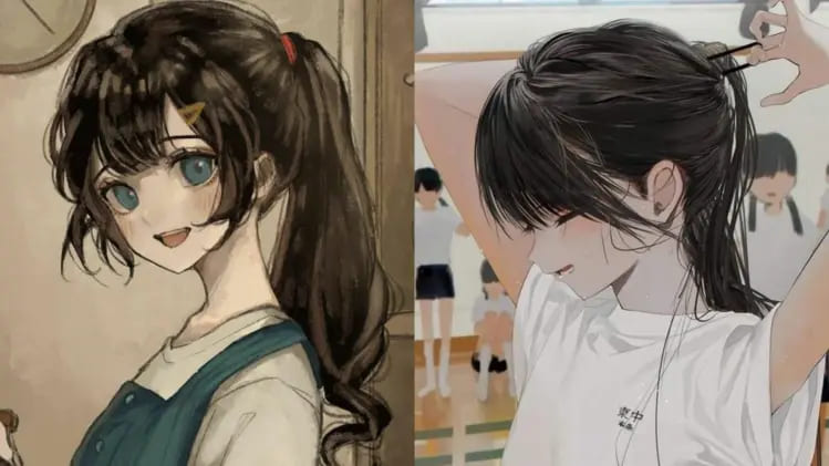 Hướng dẫn cách vẽ tóc anime nữ ngắn từ cơ bản đến nâng cao