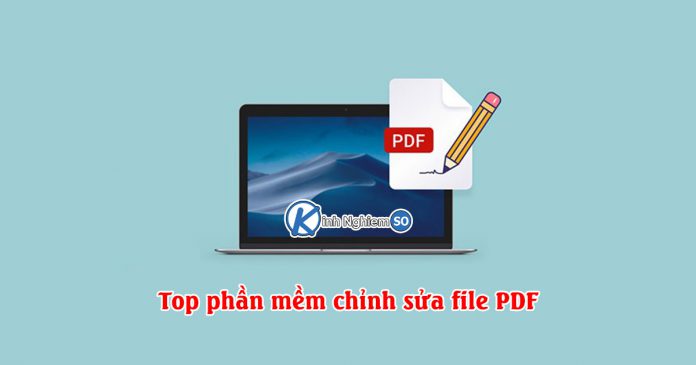 Phần mềm chỉnh sửa file PDF