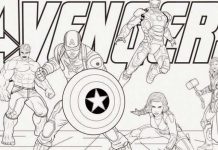 Tranh tô màu siêu nhân cực ngầu, đẹp nhất cho bé trai Tranh tô màu siêu nhân